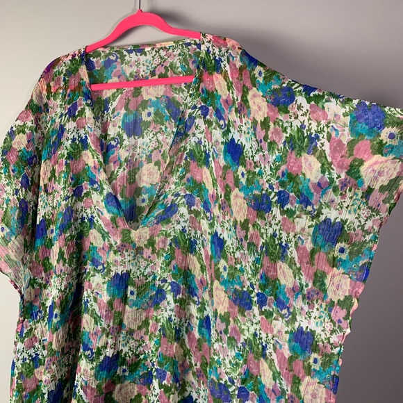 Shato Floral Sheer Bikini Cover Up - Picture 7 of 8